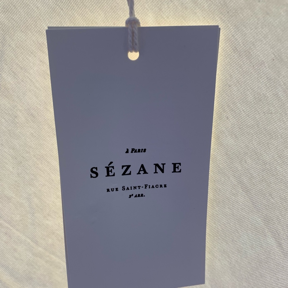 Brand New Sézane Pippa Dress, size medium, color white/cream - Picture 4 of 5